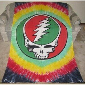 New Rasta Grateful Dead Steal Your Face SYF Logo Tapestry Wall Decor 60X90 GIFT